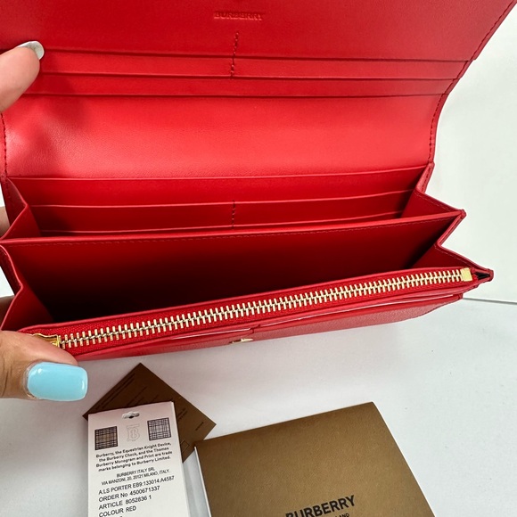 Burberry leather long wallet - Picture 3 of 7